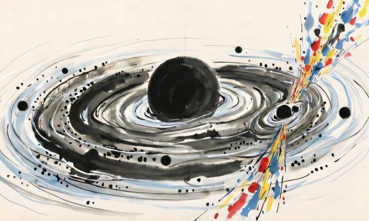 Vụ sáp nhập khổng lồ của hai lỗ đen làm gợn sóng không-thời gian và giải phóng chớp sáng mạnh mẽ