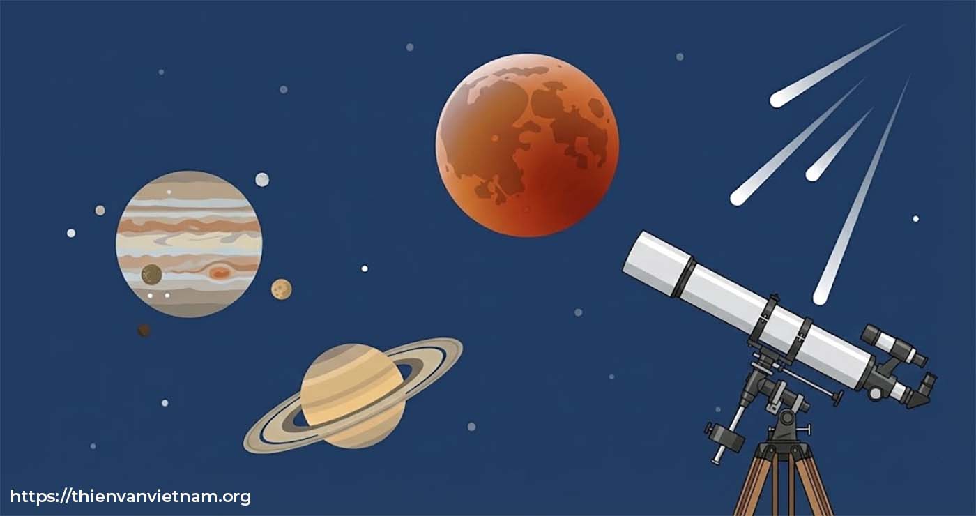 Những hiện tượng thiên văn đáng chú ý năm 2026