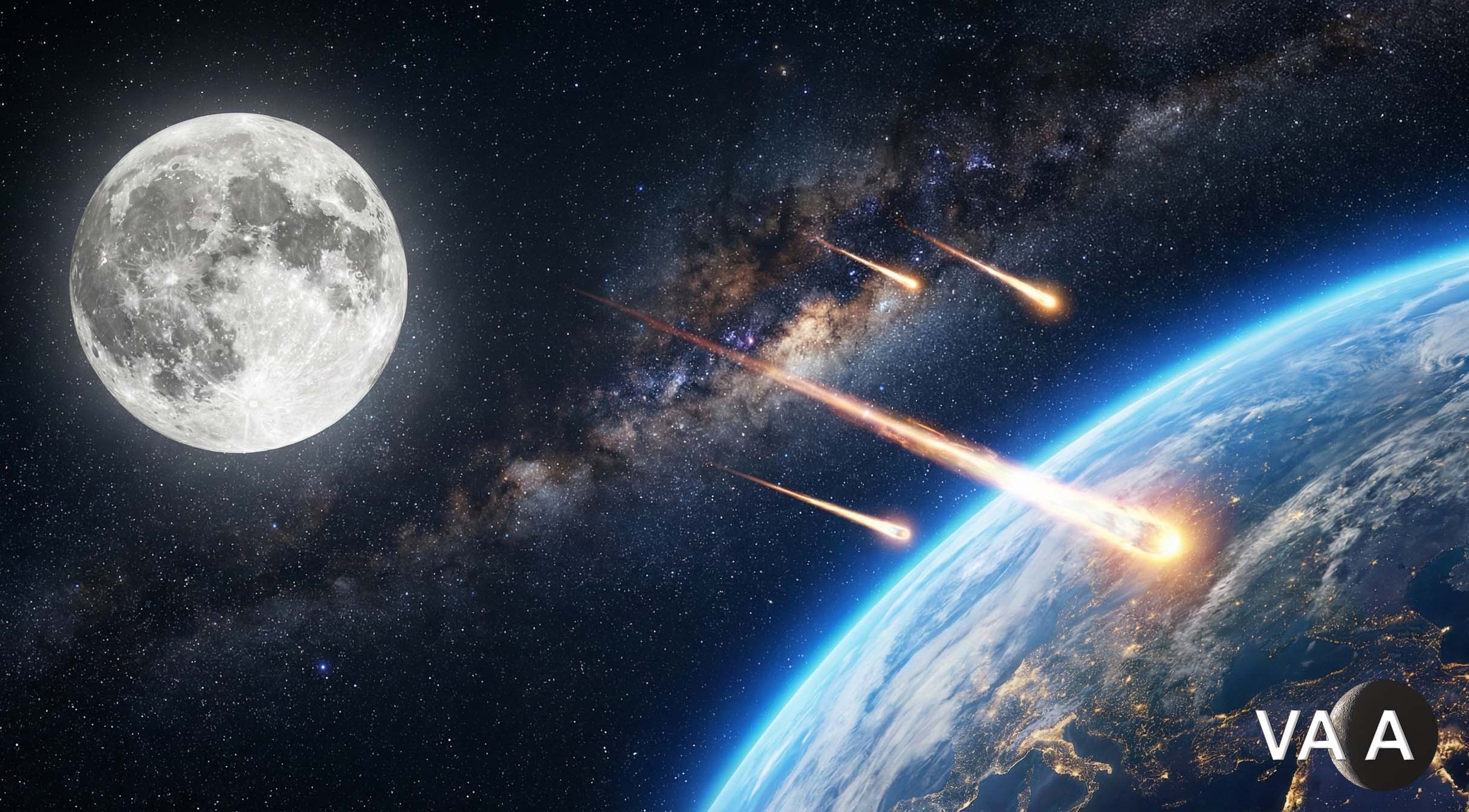 Bầu trời đầu năm 2026: mưa sao băng, siêu Trăng, Trái Đất tới cận nhật