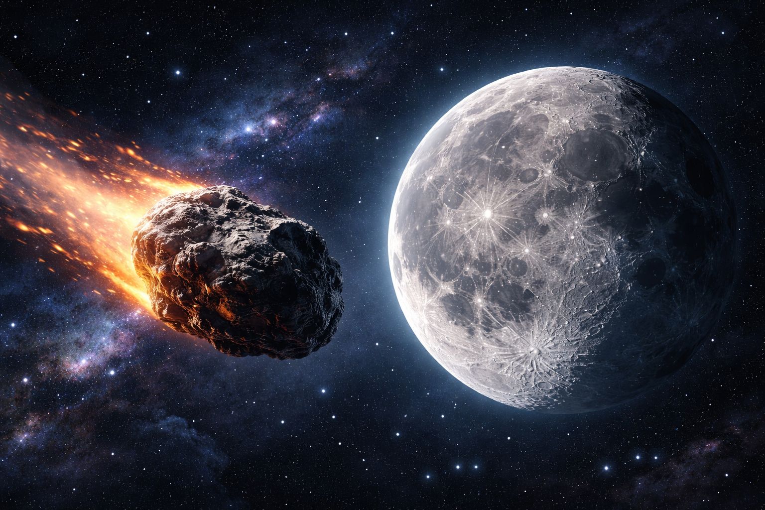 NASA loại trừ khả năng tiểu hành tinh đâm vào Mặt Trăng năm 2032